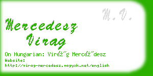 mercedesz virag business card